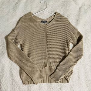Tan Knit Sweater